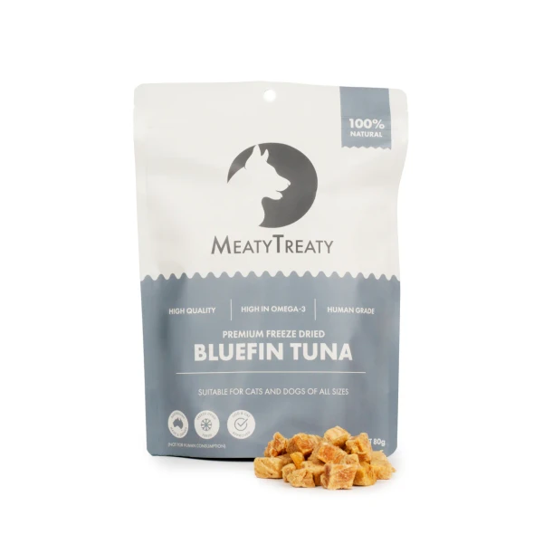 Meaty Treaty Freeze Dried Bluefin Tuna 80G