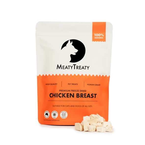 Meaty Treaty Freeze Dried Chicken Breast Dog & Cat 100g
