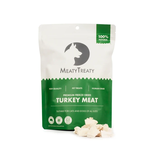 Meaty Treaty Freeze Dried Turkey 80G
