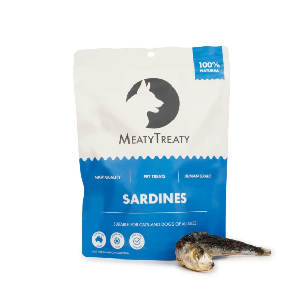 Meaty Treaty Freeze Dried Whole Sardine Dog & Cat 80g