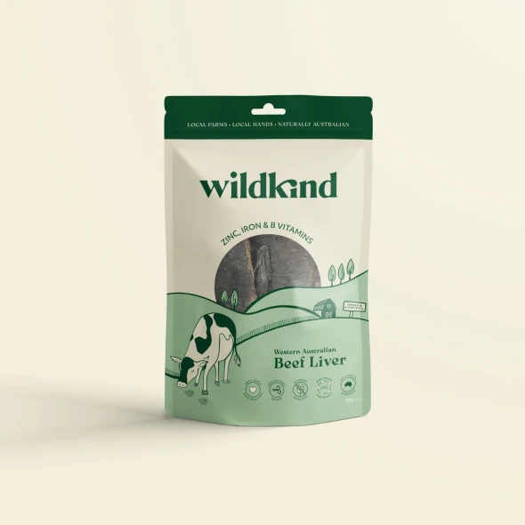 Wildkind Dog Treat Great Southern Beef Liver 750G