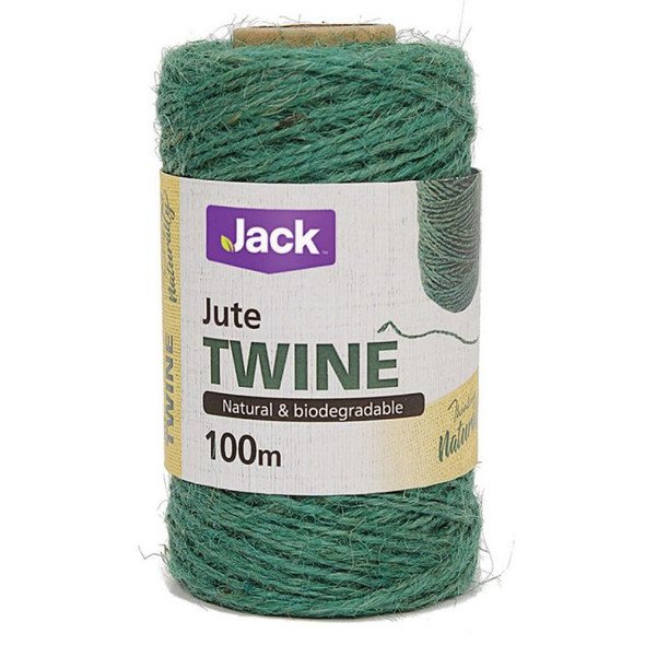 Jute Twine 100m Roll Green