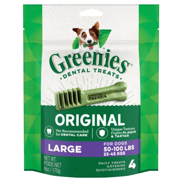 Greenies Dog Large Treat 4Pk 170g