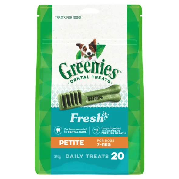 Greenies Petite Fresh Mint 340g