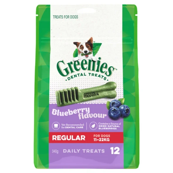 Greenies Blueberry Regular 340g