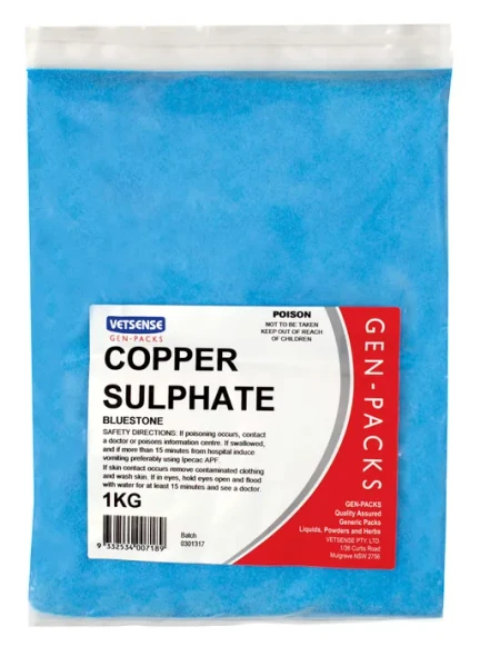 Vetsense Copper Sulphate 1kg