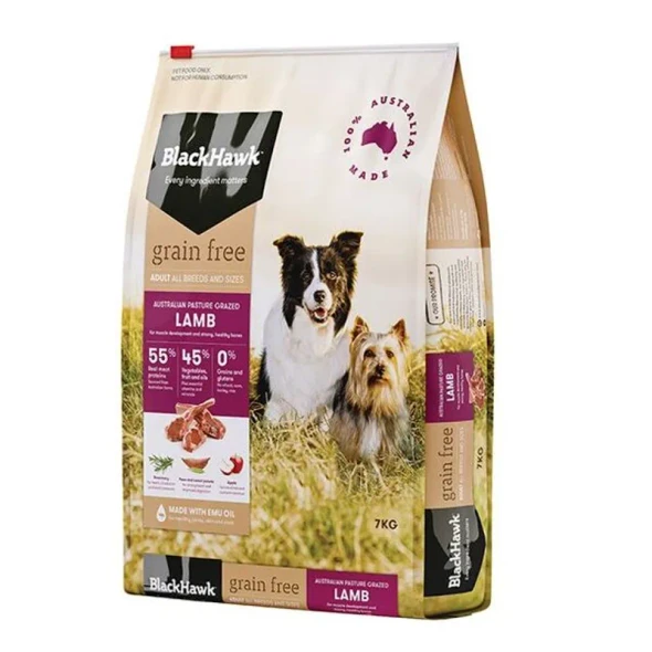 Black Hawk Dog Adult Grain Free Lamb 7 Kg