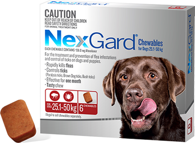 Nexgard 25.1-50Kg 3Pk
