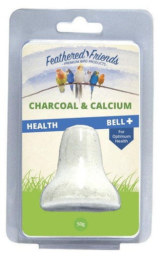 Feathered Friends - Charcoal Calcium Bell 50G
