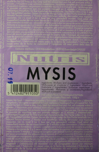 Nutris Frozen Mysis 100G