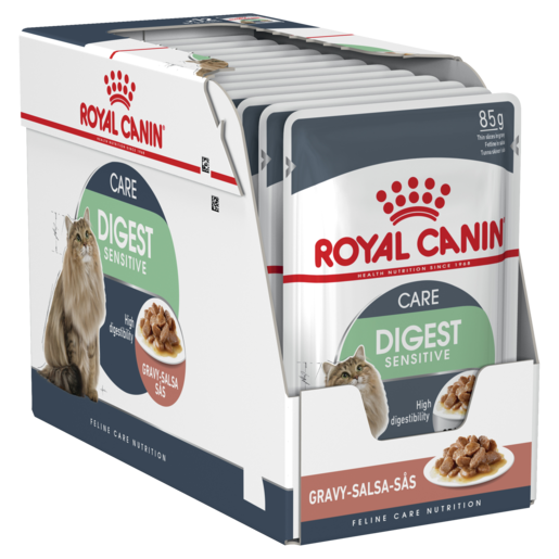 Royal Canin Cat Wet Adult Care Digest Sensitive Gravy 85g x 12 Box