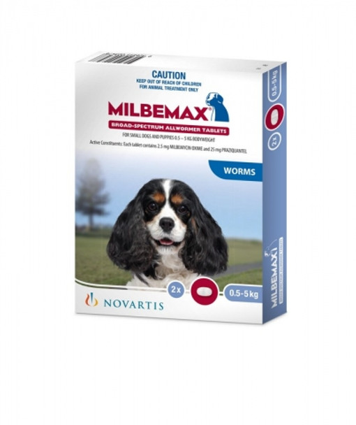 Milbemax Dog S (<5Kg) 2Pk