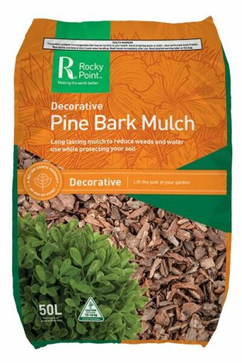 Rocky Point Pine Bark Mulch 50L