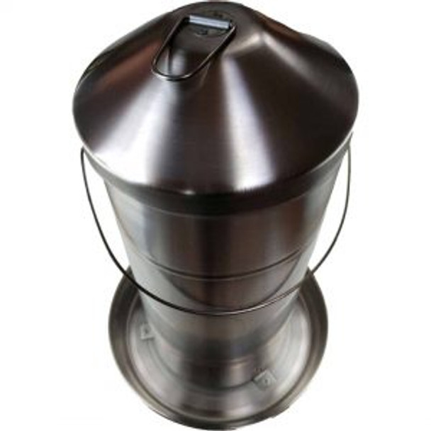 15Kg Stainless Steel Poultry Feeder