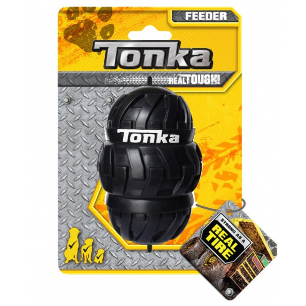Tonka Tri Stack Tread Feeder Black 12.5cm