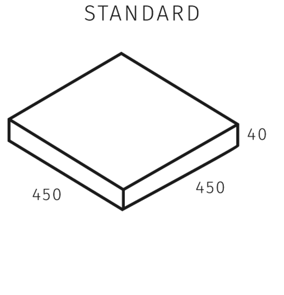Abode Latte 450 x 450 x 40mm