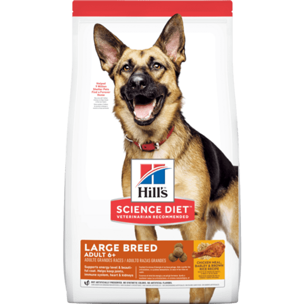 Science Diet Dog Adult 6+ Large Breed Chicken, Barley & Rice 12Kg