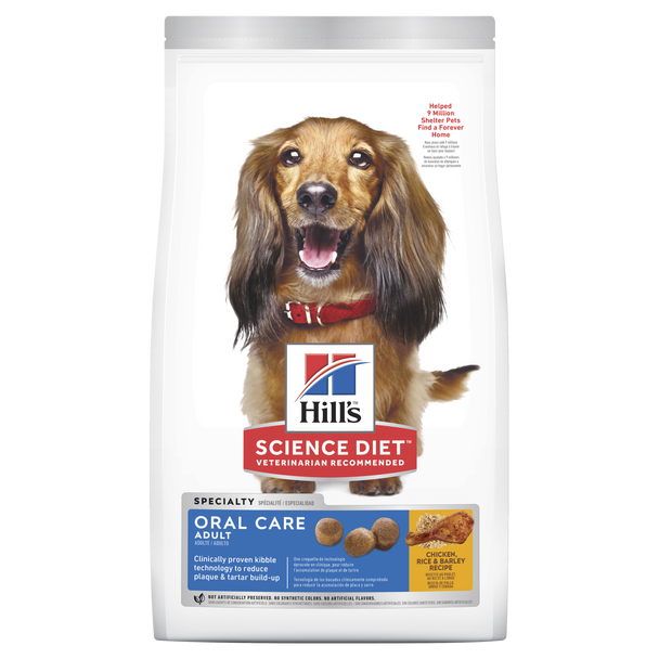 Science Diet Dog Adult Oral Care Chicken, Rice & Barely 12Kg