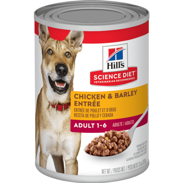 Science Diet Dog Can Adult Chicken Entree 370g - 12 Can Slab