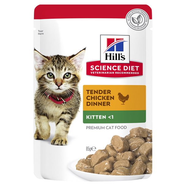 Science Diet Cat Wet Kitten Chicken 85g (Individual)