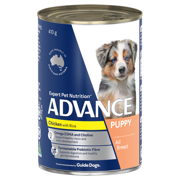 Advance Dog Can Puppy Chicken 410g