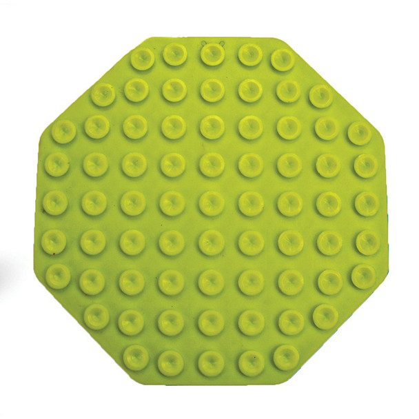 Scream Lick Enrichment Mat Suction Base Octagon Green