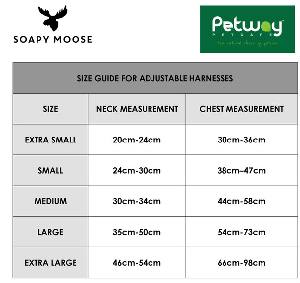 Soapy Moose Harness Adjustable M Busy Bees