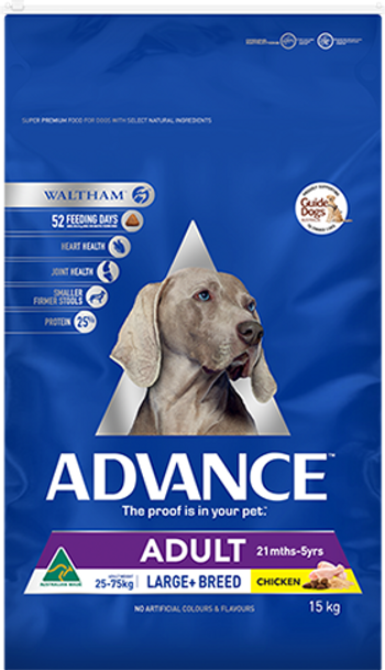 Advance Dog Adult Large Breed - Chicken 15Kg