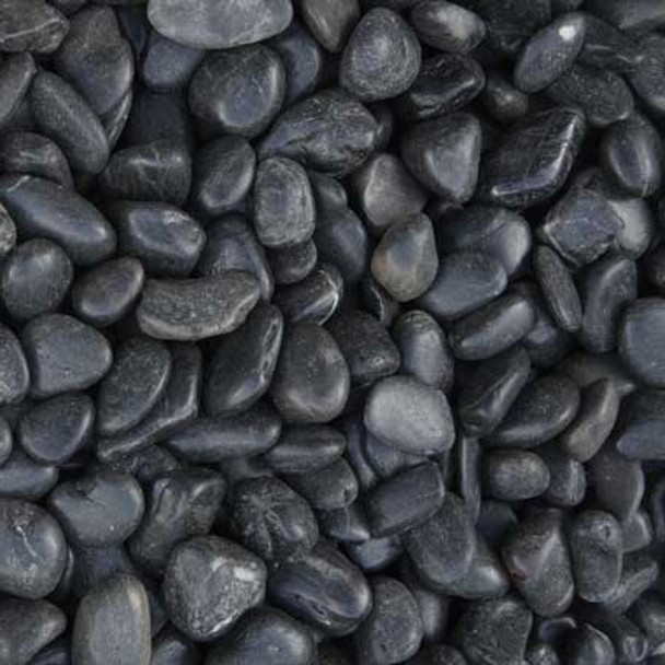 Kashmiri Black Polished Pebbles 20-30mm 20kg