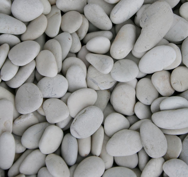 Kashmiri Ivory Natural Pebbles 30-50mm 20kg