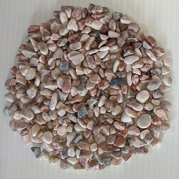 Kashmiri Salmon Pink Natural Pebbles 5-7mm 20kg