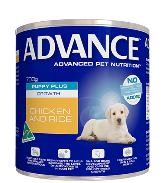 Advance Dog Can Puppy Growth Chicken 700G