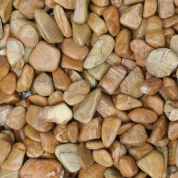 Kashmiri Wood Grain Polished Pebbles 20-30mm 20kg