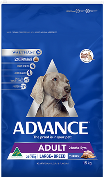 Advance Dog Adult Large Breed - Turkey 15Kg