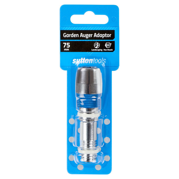 Garden Auger Adaptor M14 to 7/16" shank