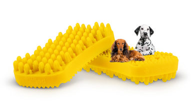 Pet + Me Silicone Brush Yellow