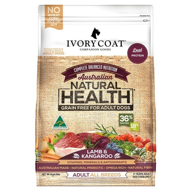 Ivory Coat Dog Lamb & Kangaroo 2Kg