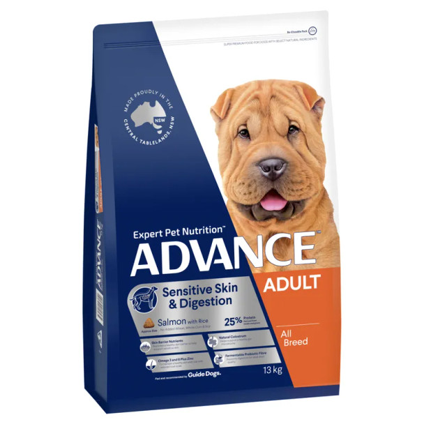 Advance Dog Sensitive Skin Salmon 13Kg