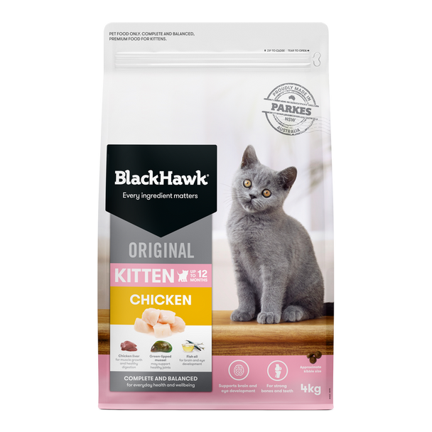 Black Hawk Cat Kitten Chicken 4KG