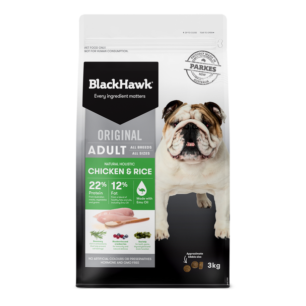 Black Hawk Dog Adult Chicken & Rice 10Kg