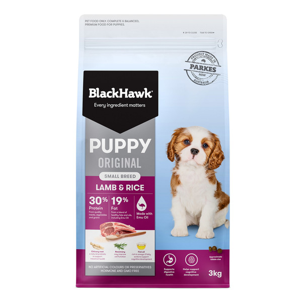 Black Hawk Dog Puppy Small Breed Lamb & Rice 3kg 