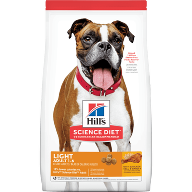 Science Diet Adult Light Dry Dog Food 12Kg