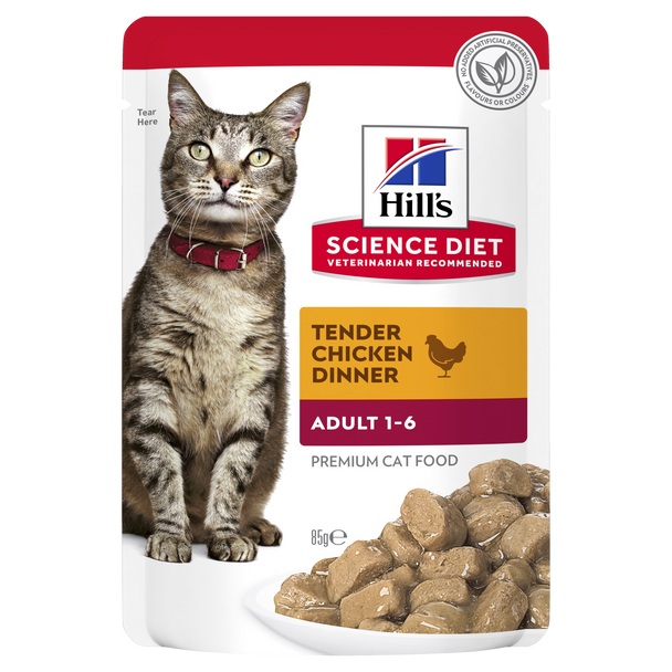 Science Diet Adult Chicken Pouch Cat Food 85g (Individual)