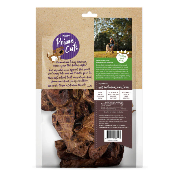 Kazoo Prime Cuts Lamb Lung Crisp 80g