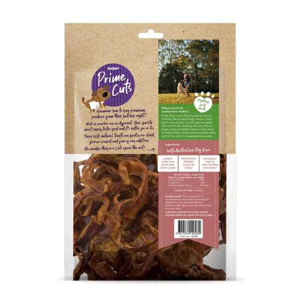 Kazoo Prime Cuts Pig Ear Strips 100g