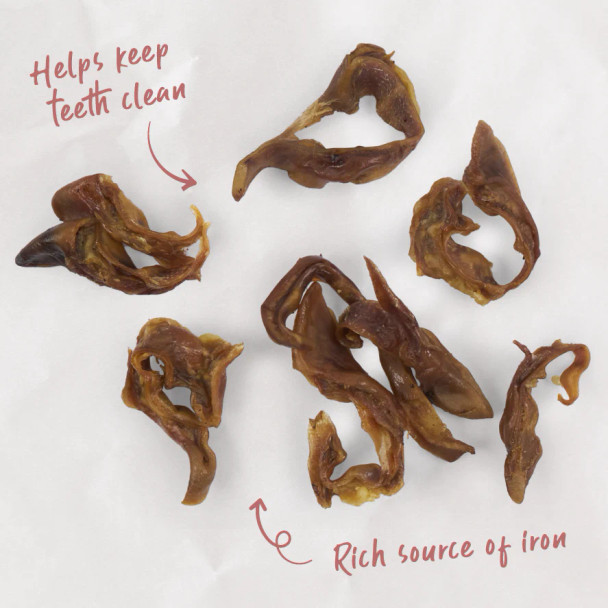 Kazoo Prime Cuts Pig Ear Strips 100g