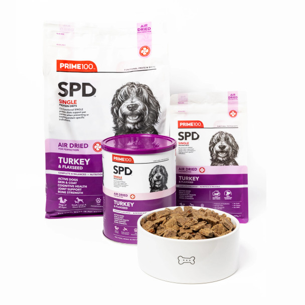 Prime 100 - SPD™ Air Dried Turkey & Flaxseed 120g