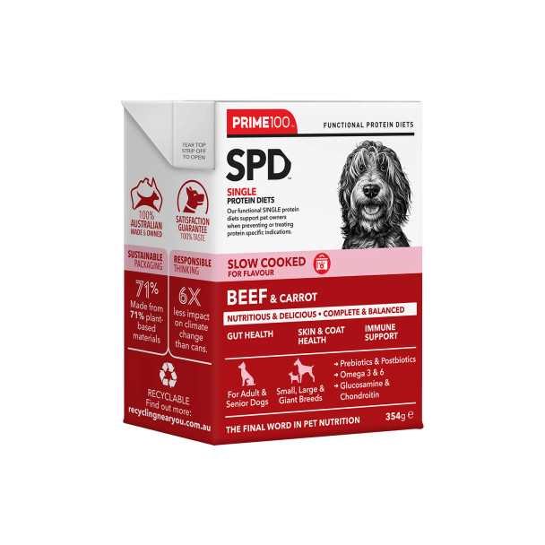 Prime 100 - SPD™ Slow Cooked Beef & Carrot 354g