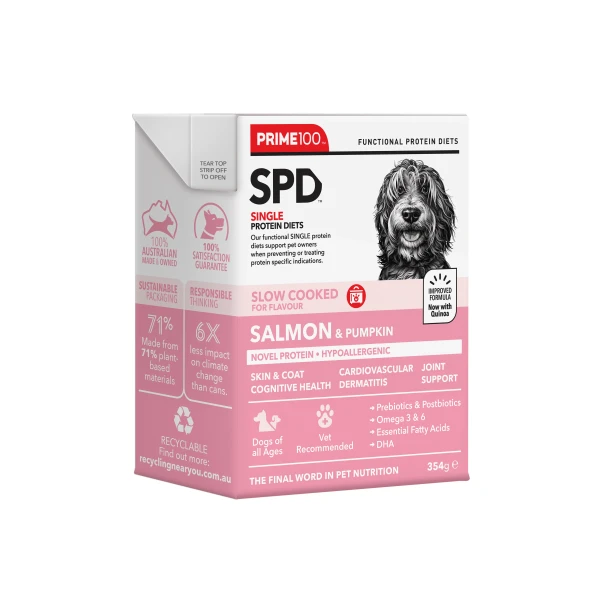 Prime 100 - SPD™ Slow Cooked Salmon & Pumpkin 354g