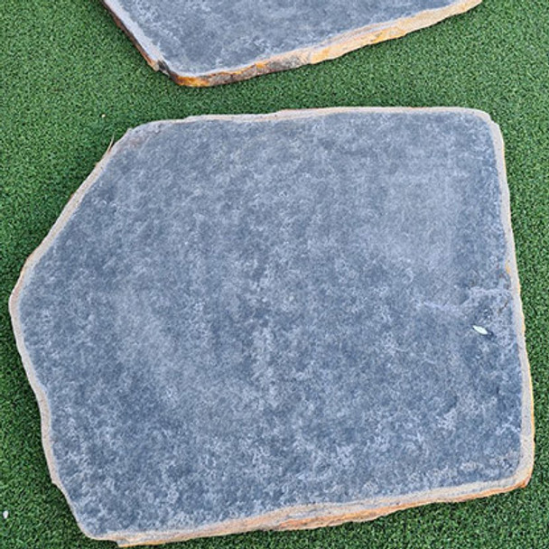 Basalt Flamed Round Step Stone 700 x 800 x 30mm